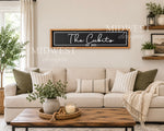 Load image into Gallery viewer, 10" x 36" Personalized Family Sign
