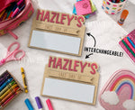 Load image into Gallery viewer, Small First &amp; Last Day of School Sign | Interchangeable
