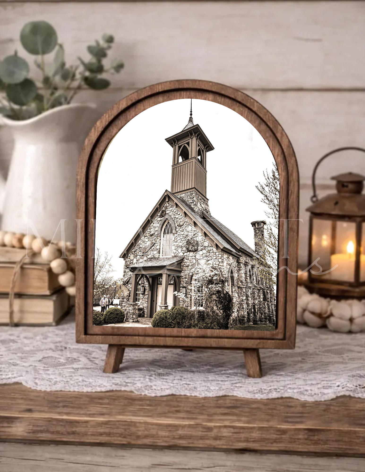Rustic Church | Framed Arch Photo – midwestdesignsrb