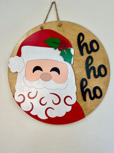 Santa HoHoHo Door Hanger