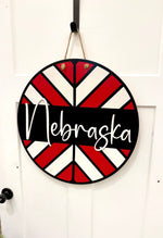 Load image into Gallery viewer, 22” Team Modern Quilt Pattern | Door Hanger
