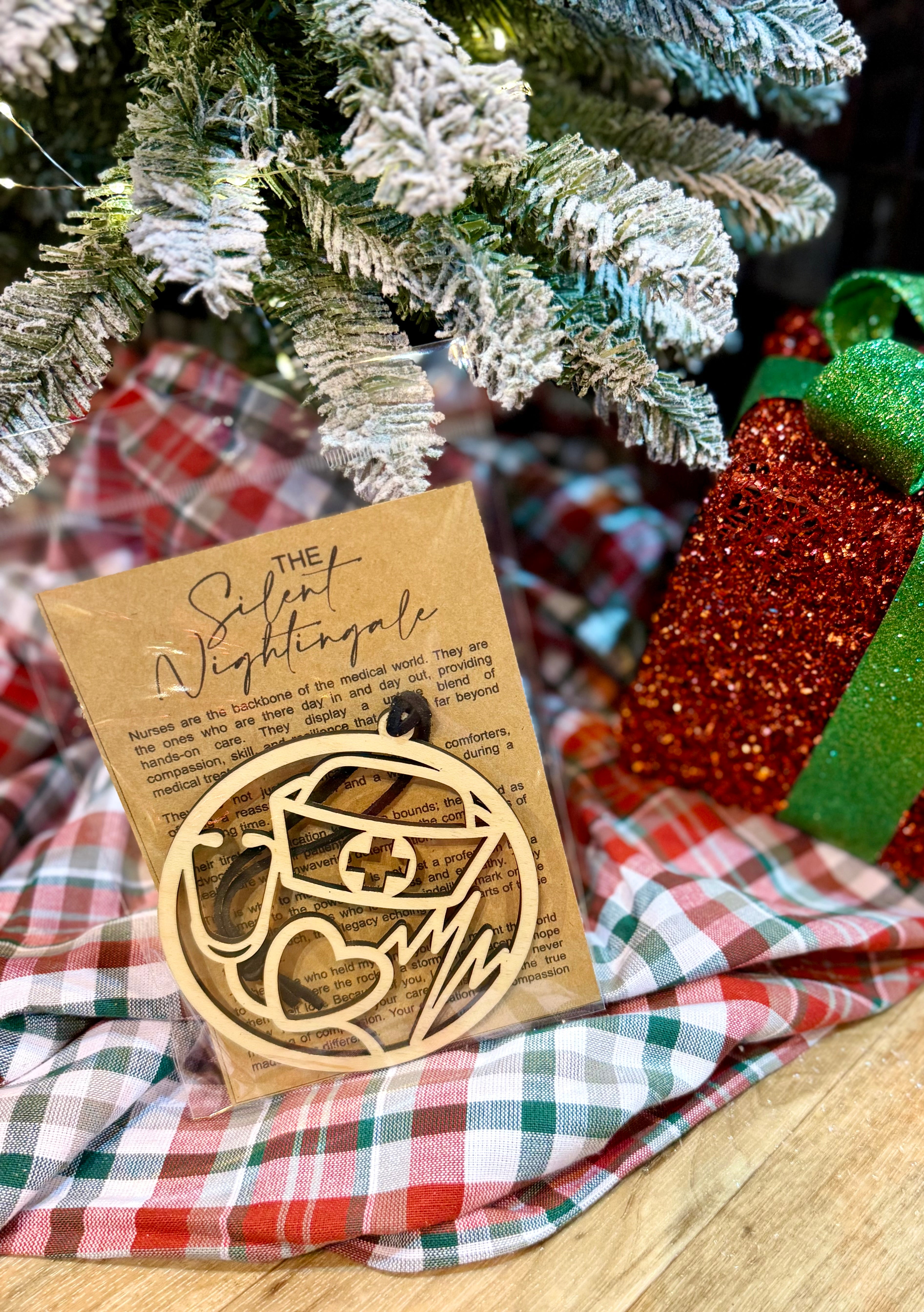 The Silent Nightingale | Nurse | Story Card Ornament