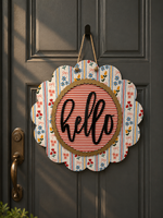Load image into Gallery viewer, Bow &amp; Bloom Door Hanger
