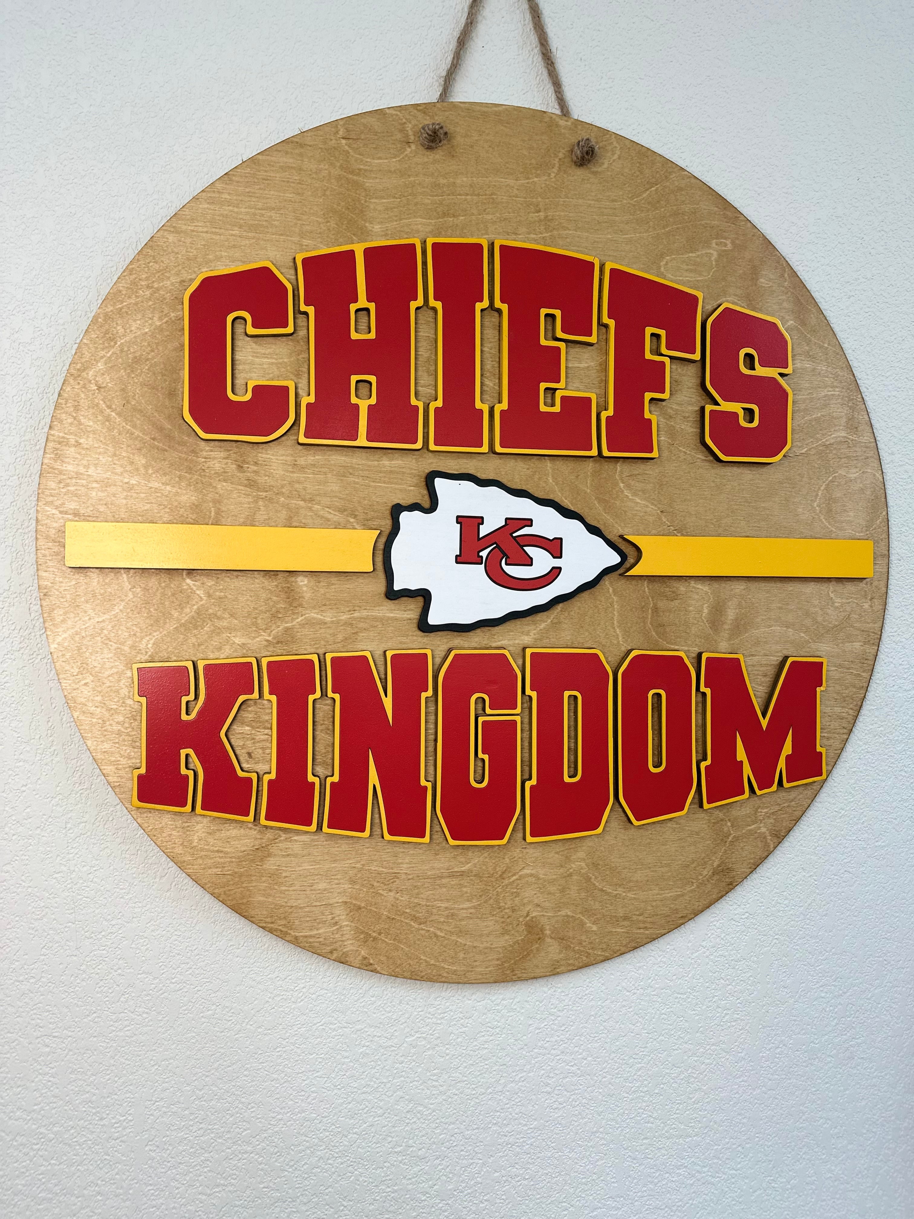 Chiefs Kingdom Door Hanger | KC