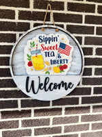Load image into Gallery viewer, Sippin' Sweet Tea &amp; Liberty | Summer | July
