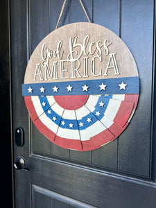 God Bless America | Banner | Door Hanger