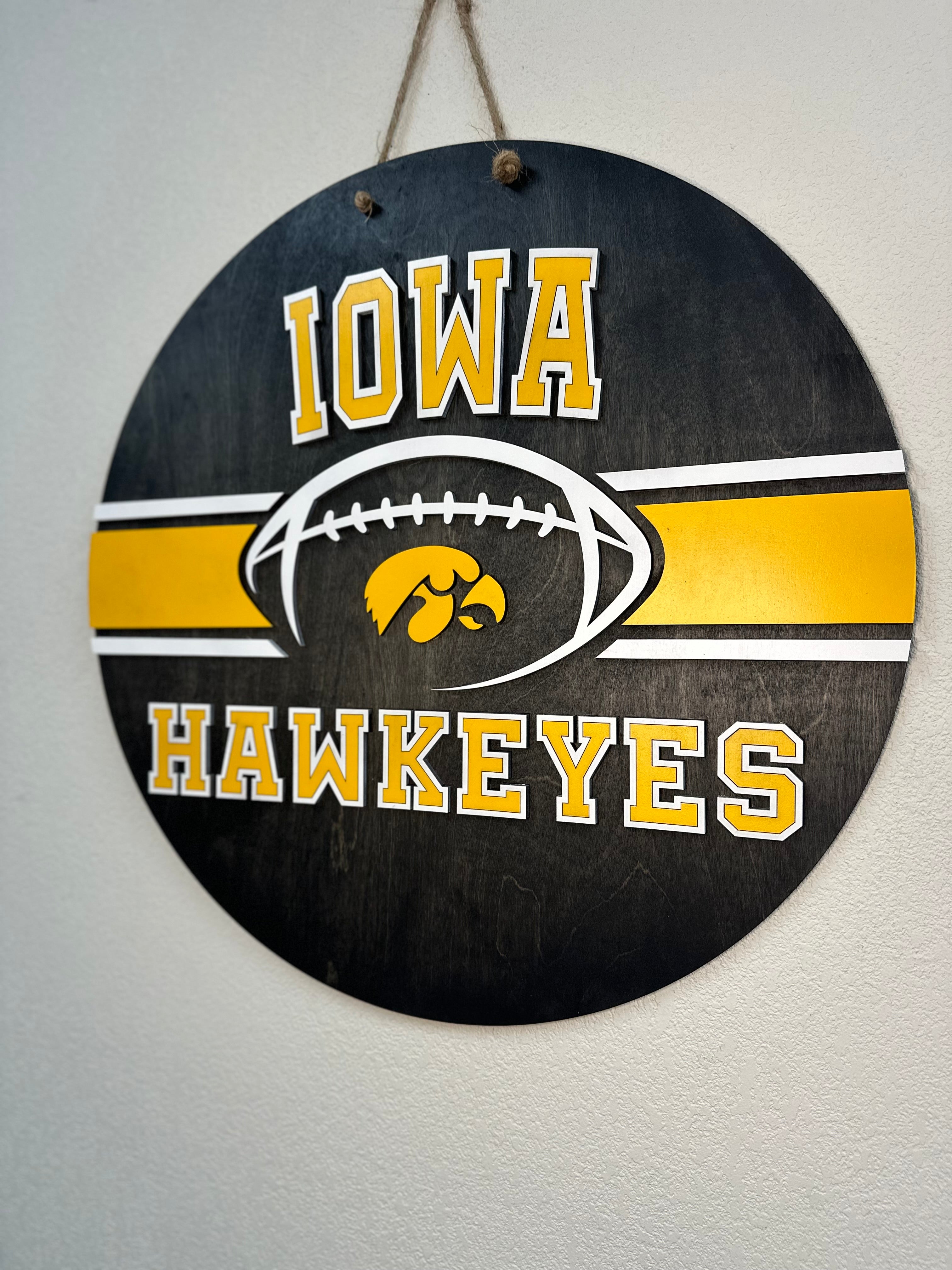 Iowa Hawkeye Football | Door Hanger