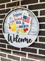 Load image into Gallery viewer, Sippin' Sweet Tea &amp; Liberty | Summer | July
