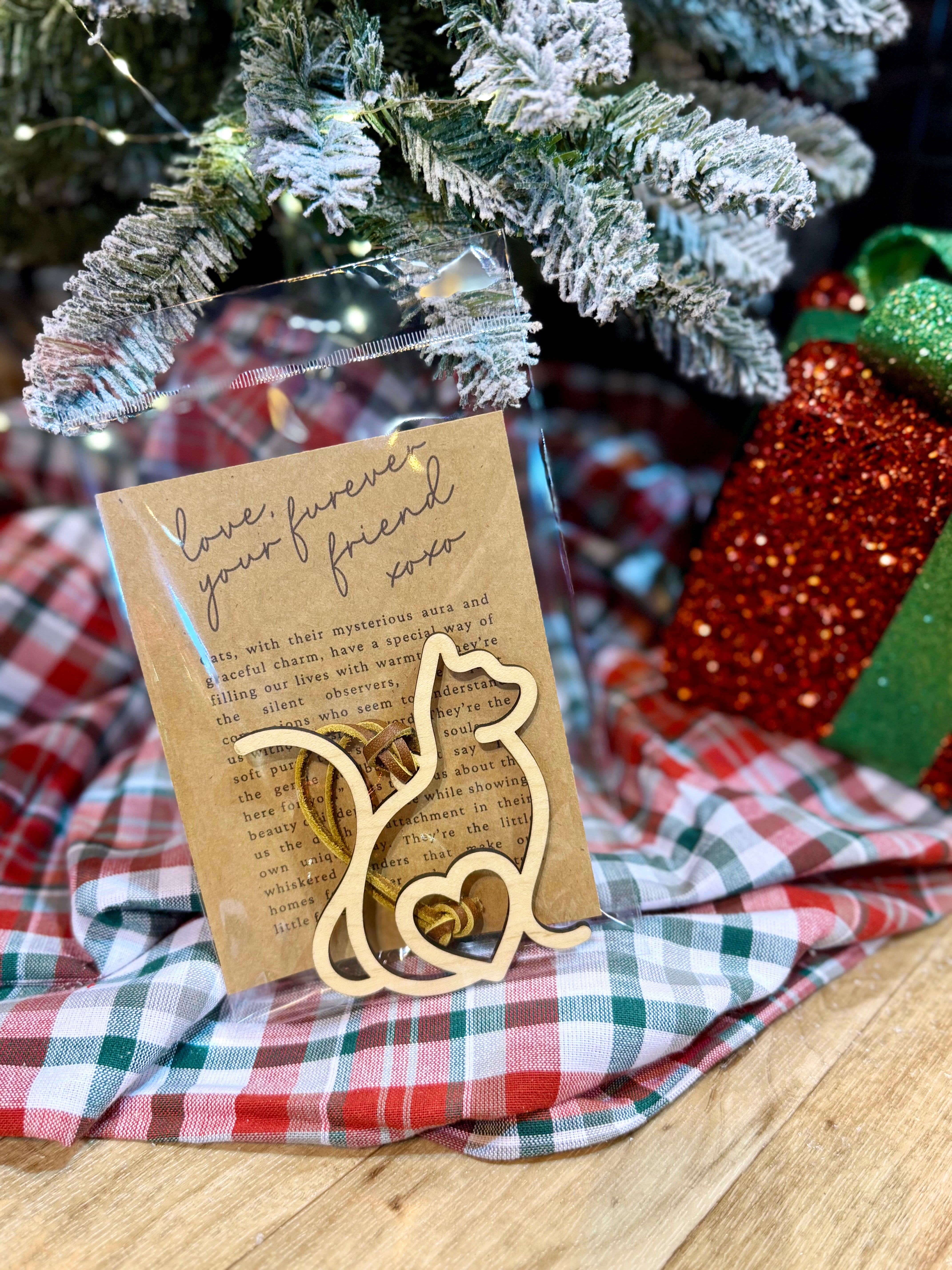 Love Your Furever Friend | Cat | Story Card | Ornament