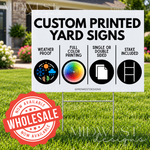 Load image into Gallery viewer, Custom Printed Corrugated Yard Sign
