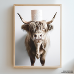 Load image into Gallery viewer, Highland Cow Toilet Paper | Canvas Print
