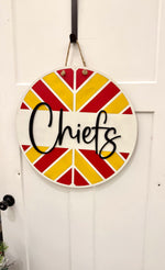 Load image into Gallery viewer, 22” Team Modern Quilt Pattern | Door Hanger
