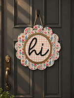 Load image into Gallery viewer, Wildflower Lane Door Hanger
