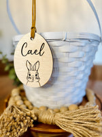 Load image into Gallery viewer, Engraved Easter Basket Name Tags | Egg Tags | Gift Tags
