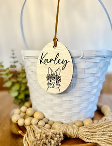 Engraved Easter Basket Name Tags | Egg Tags | Gift Tags
