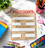Load image into Gallery viewer, First &amp; Last Day Of School Sign | Personalized
