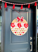 Load image into Gallery viewer, Valentines day door hanger
