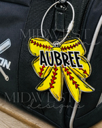 Load image into Gallery viewer, Bow Bag Tags | Personalized
