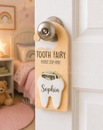 Load image into Gallery viewer, Tooth Fairy Doorknob Sign | Personalized
