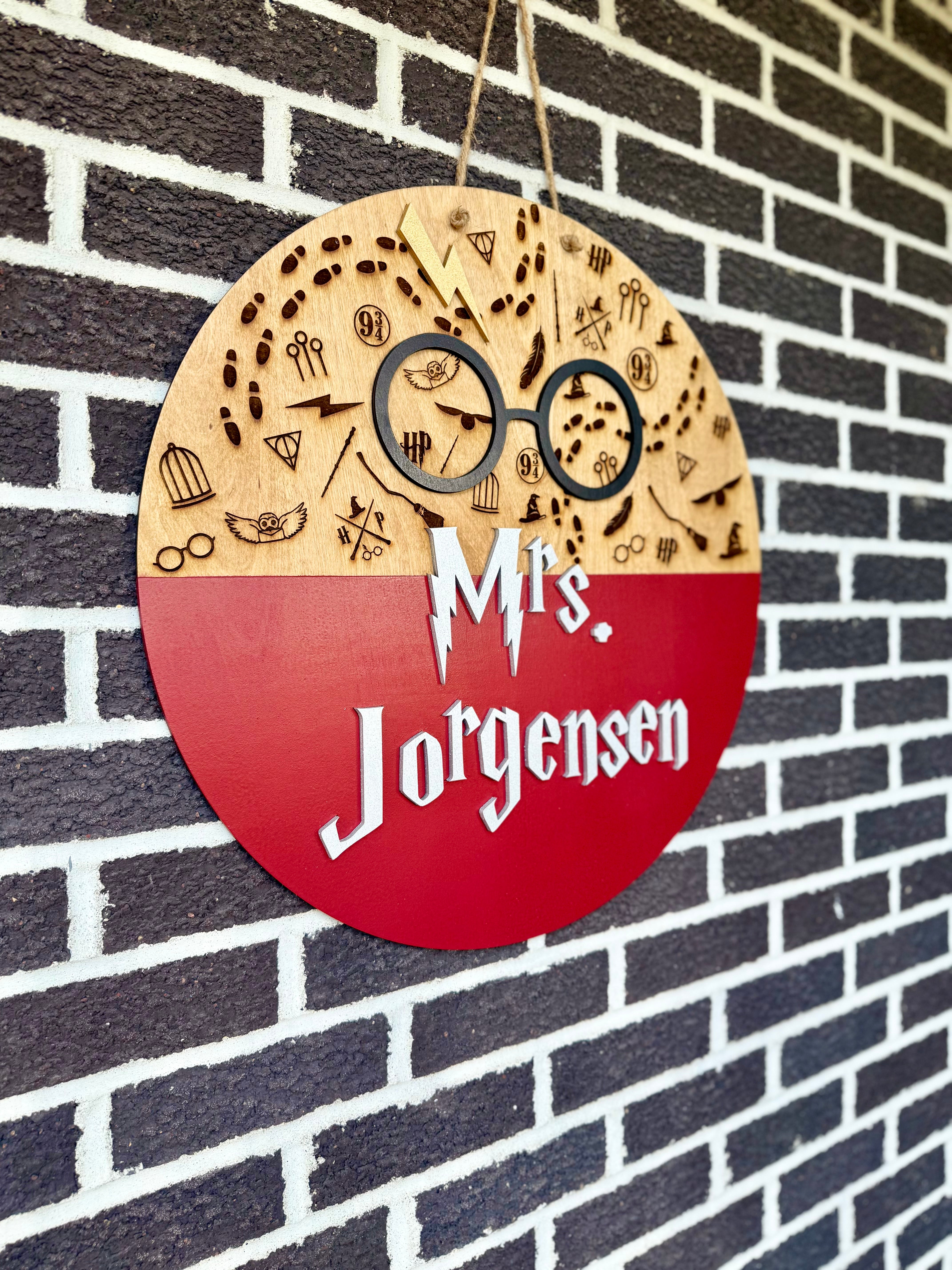 Harry Potter | Teacher | Classroom | Personalized | Door Hanger