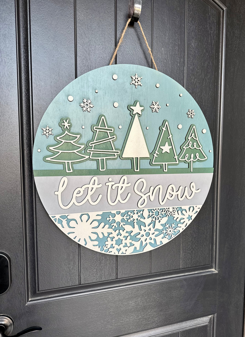 Let It Snow Door Hanger 