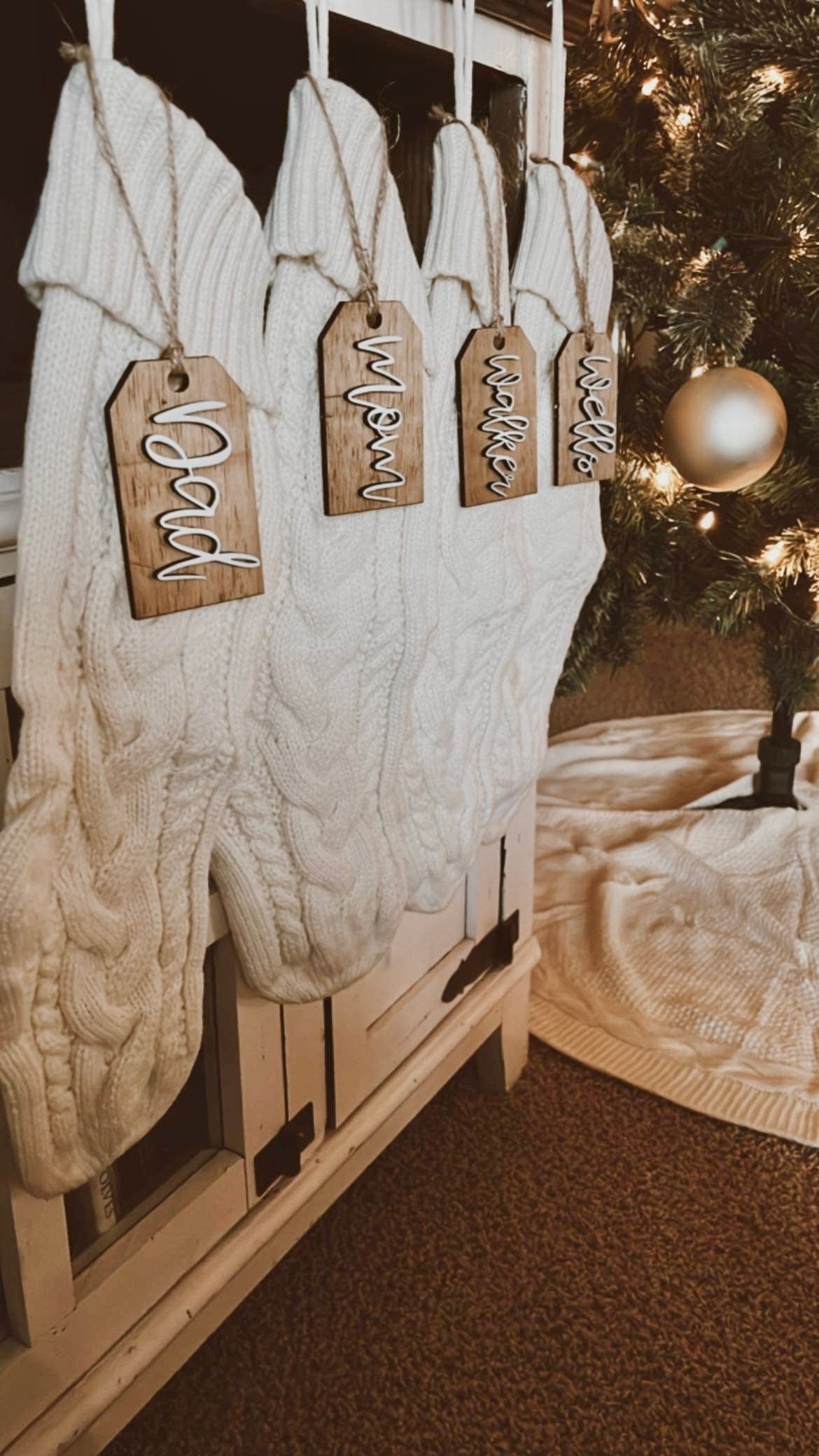 Personalized Christmas Tags