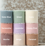 Load image into Gallery viewer, Newborn Birth Announcement | Scalloped | Chiffon Bow
