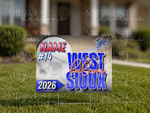 Load image into Gallery viewer, West Sioux Falcons | Corrugated Yard Signs
