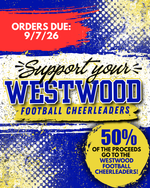 Load image into Gallery viewer, Westwood Football Cheerleaders | Corrugated Yard Signs
