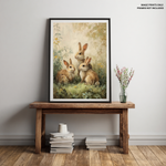 Load image into Gallery viewer, Bunnies Field | Easter | Spring | Canvas Print
