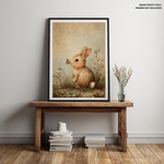 Load image into Gallery viewer, Bunny Wildflower | Easter | Spring | Canvas Print
