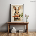 Load image into Gallery viewer, Bunny Carrot | Easter | Spring | Canvas Print

