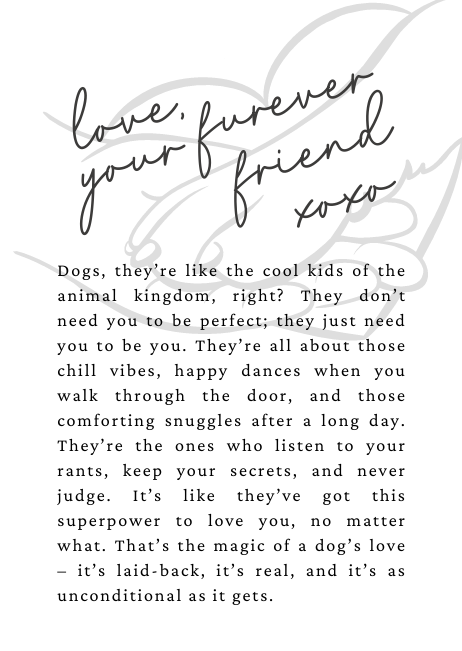 Love Your Furever Friend | Dog | Story Card | Ornament