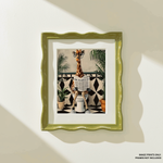 Load image into Gallery viewer, Giraffe Retro Toilet | Canvas Print
