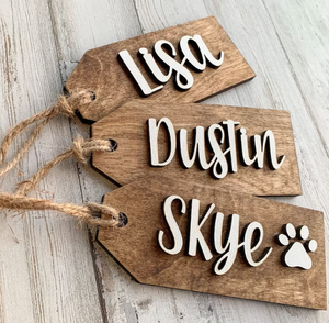 Personalized Christmas Tags